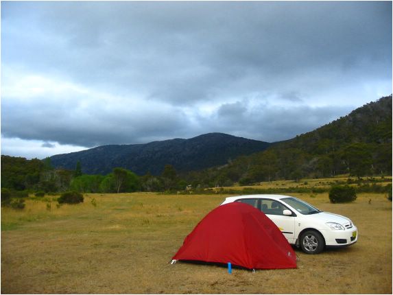 Le camping rudimentaire des parcs nationaux : juste une vaste prairie...